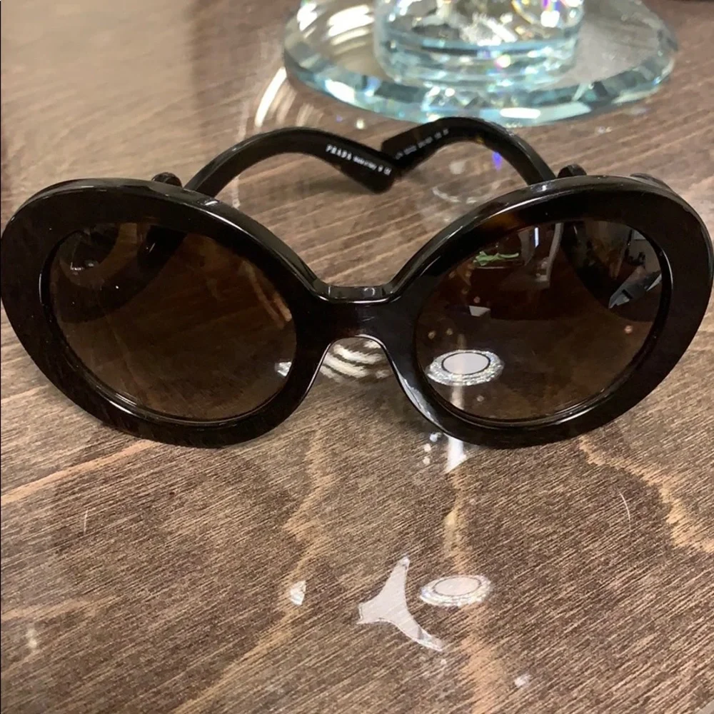 PRADA Baroque Sunglasses SPR 27N Brown - Picture 8 of 16